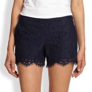 Joie Jalene Blue Lace Shorts